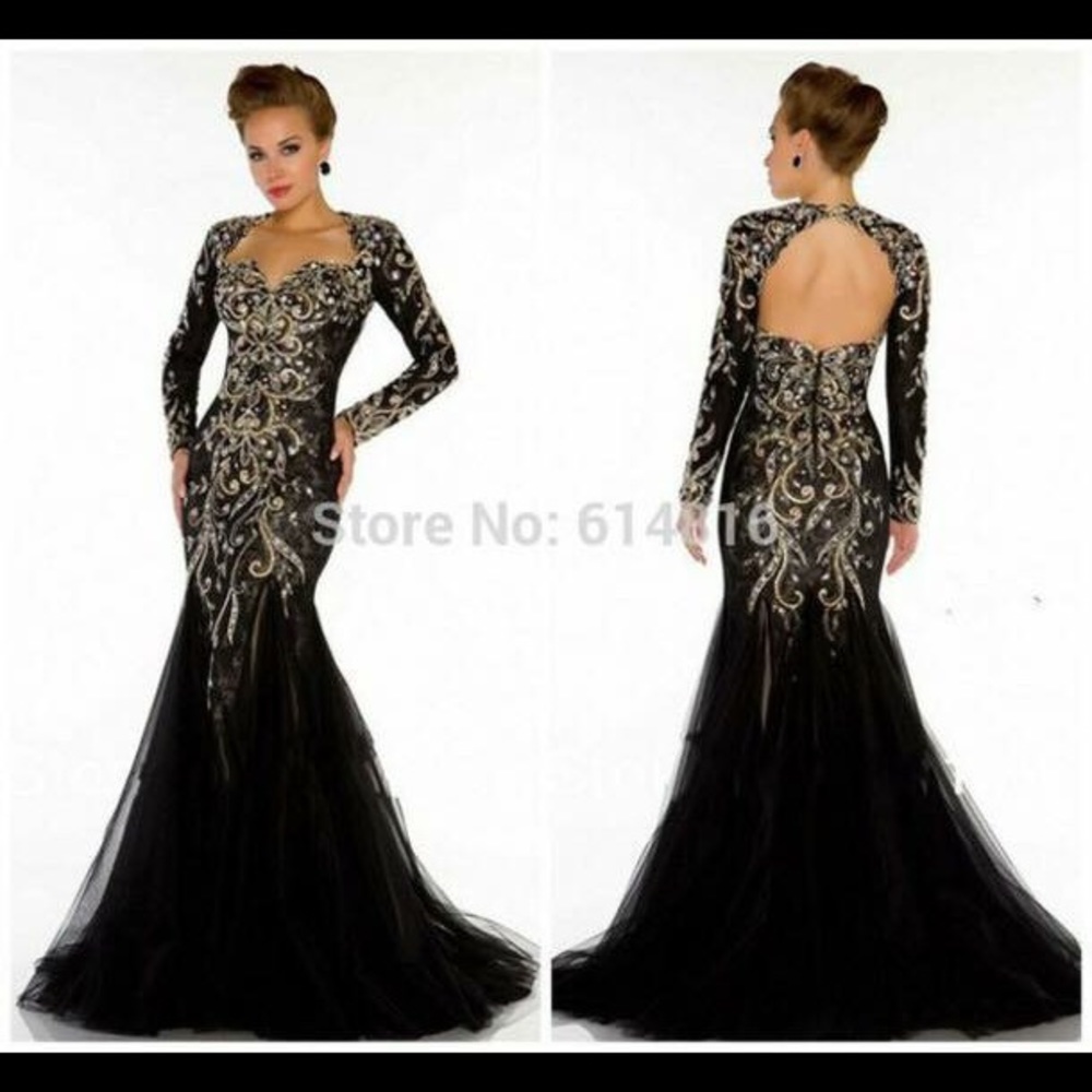 Gorgeous Mac Duggal couture dress - Picture 1 of 1